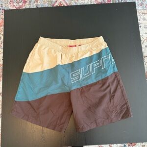 Supreme Curve Nylon Shorts NWOT